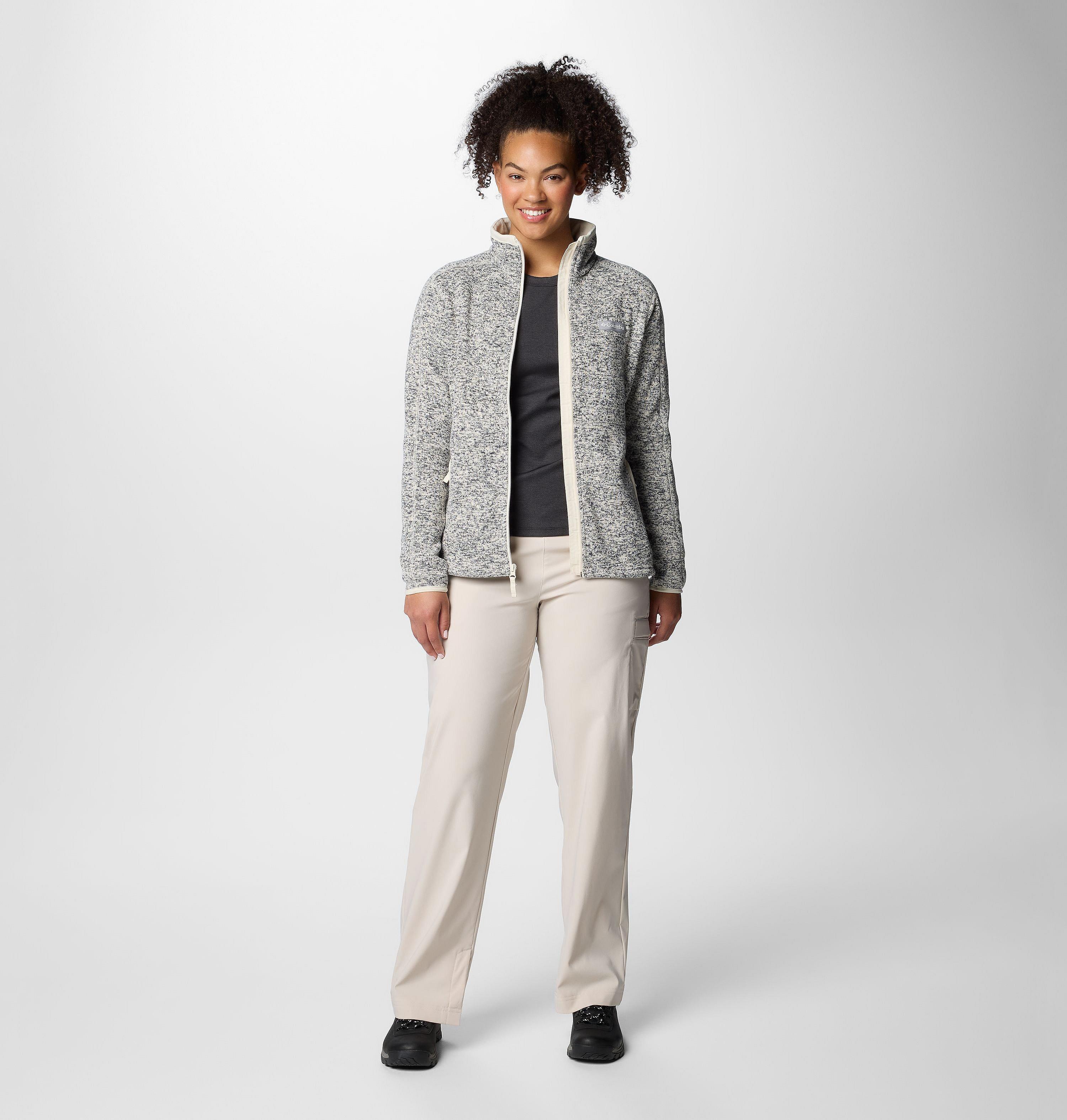 Manteau à fermeture éclair pleine longueur Sweater Weather II pour femme 3