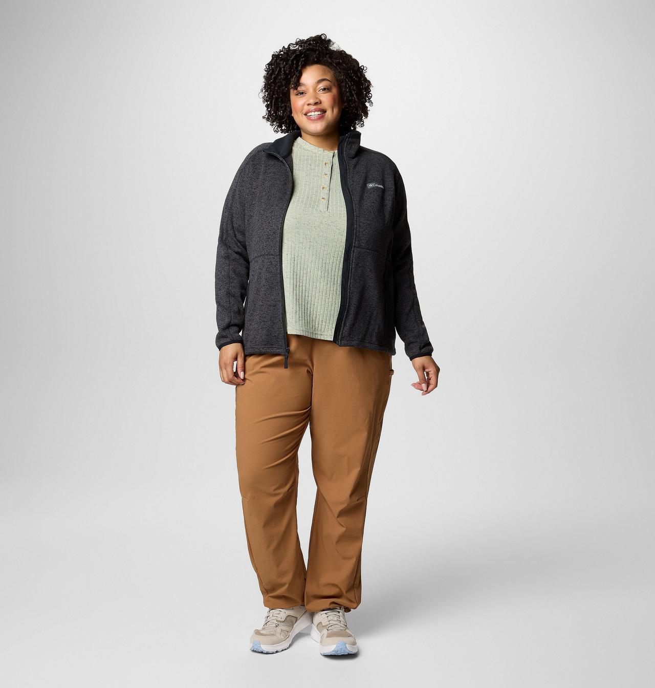 Women's Sweater Weather™ II Full Zip Jacket - Plus Size | 010 | 1X 3