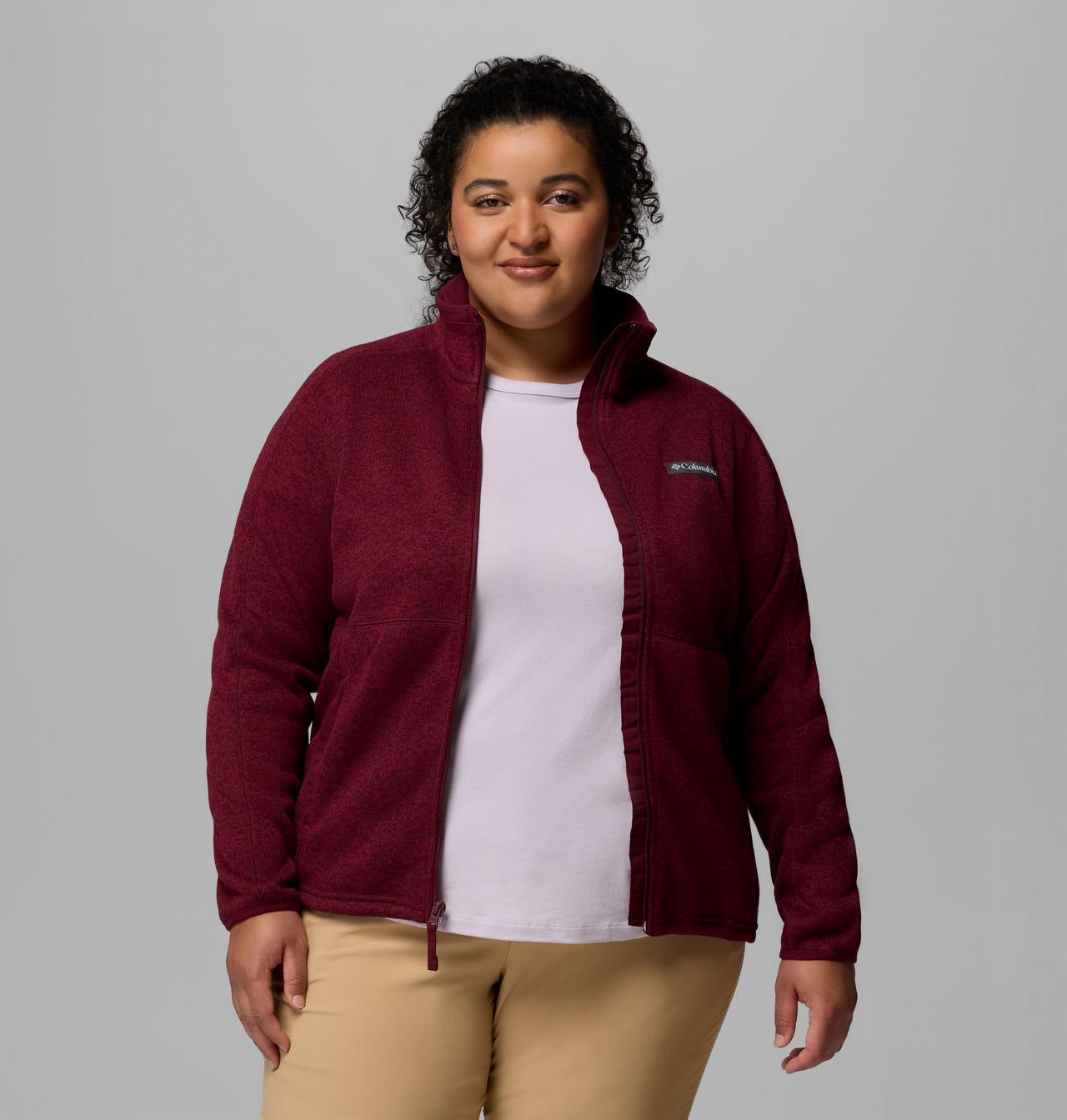 Women's Sweater Weather™ II Full Zip Jacket - Plus Size 5