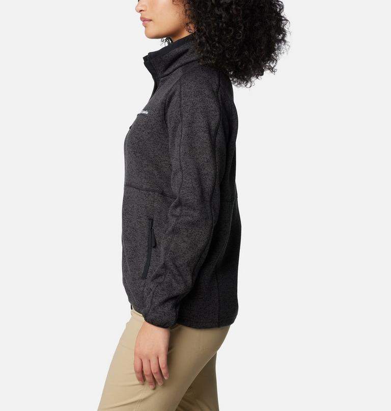 Chaqueta de forro polar Sweater Weather II para mujer, Color: Black Heather, image 3