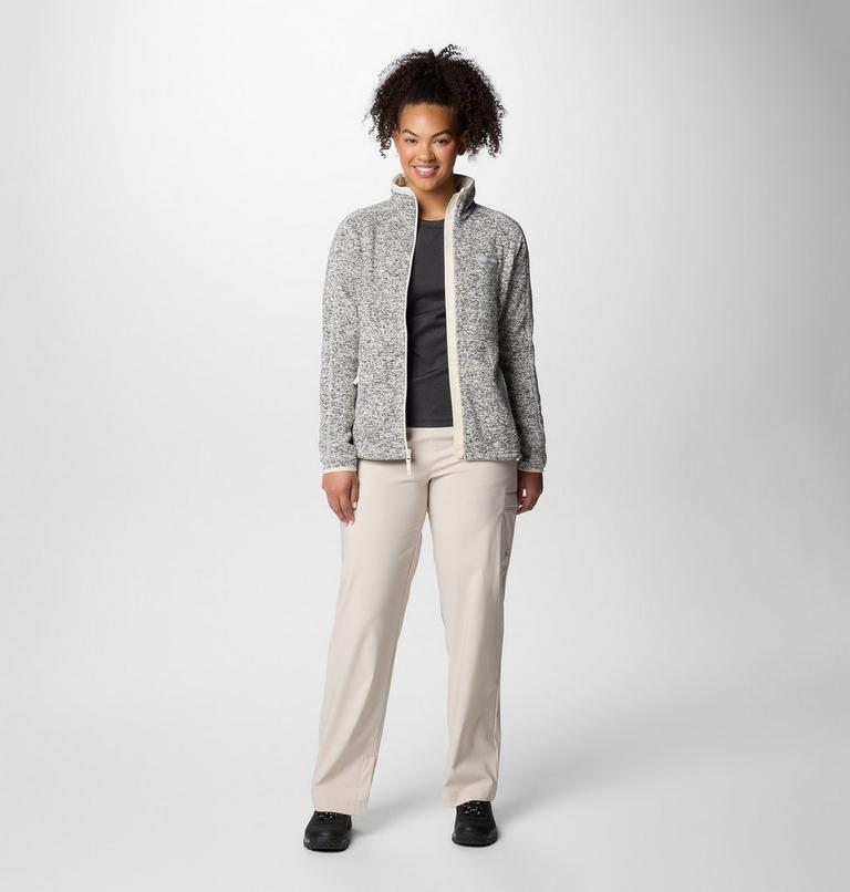Sweater Weather Full Zip II, Color: Chalk Heather, image 3