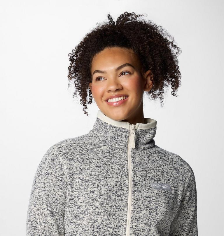 Sweater Weather Full Zip II, Color: Chalk Heather, image 5
