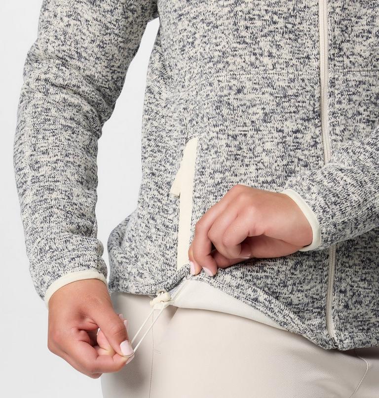 Sweater Weather Full Zip II, Color: Chalk Heather, image 6