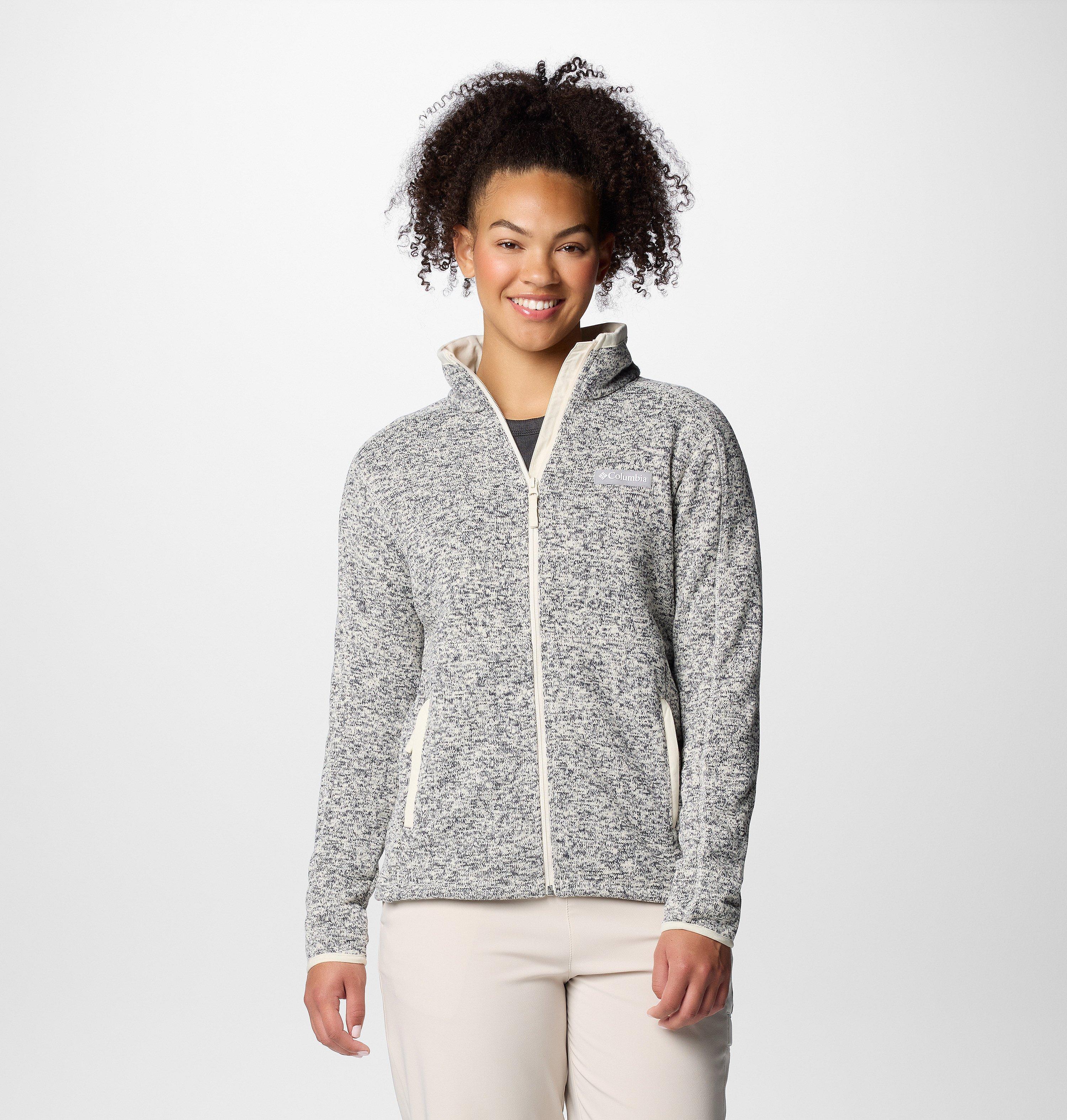 Columbia Sportswear Women's White Columbia - Sweater Weather™ Ii Fleece Jacket - Chalk Heather Small