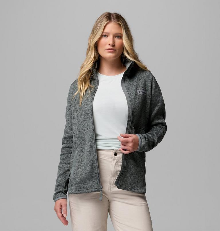 Sweater Weather Full Zip II, Color: Sedona Sage Heather, image 5