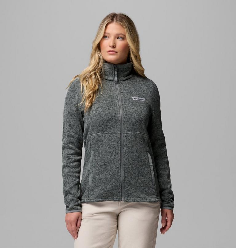 Sweater Weather Full Zip II, Color: Sedona Sage Heather, image 1