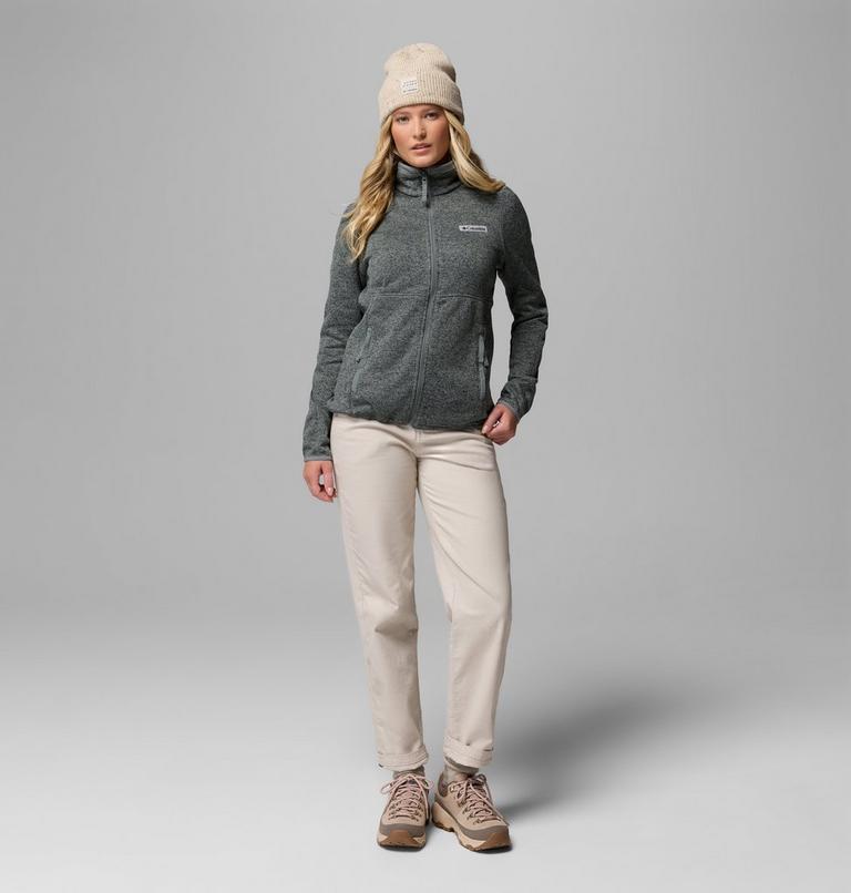 Sweater Weather Full Zip II, Color: Sedona Sage Heather, image 2