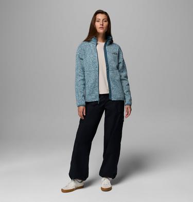 Women's Sweater Weather II Fleece Jacket, Color: Everblue Heather, image 2