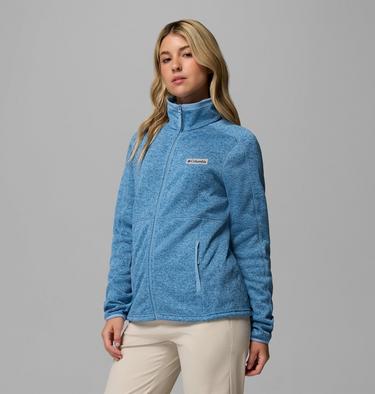Women's Sweater Weather II Fleece Jacket, Color: Rainy Day Heather, image 12