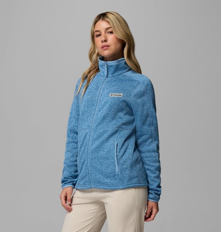 Women's Sweater Weather II Fleece Jacket, Color: Rainy Day Heather, image 4