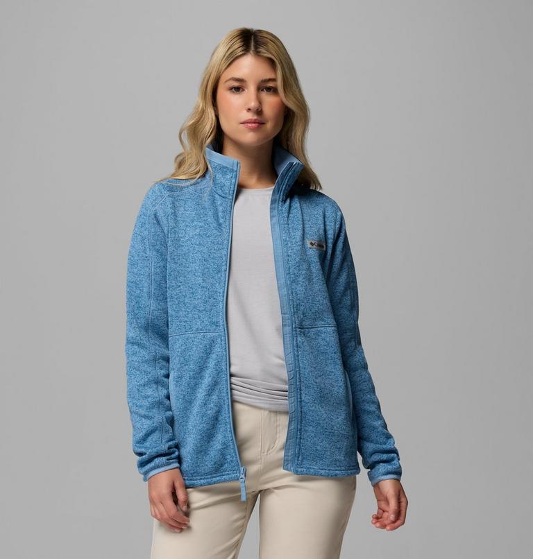 Women's Sweater Weather II Fleece Jacket, Color: Rainy Day Heather, image 5