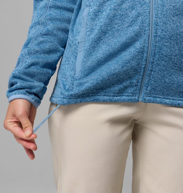 Women's Sweater Weather II Fleece Jacket, Color: Rainy Day Heather, image 7