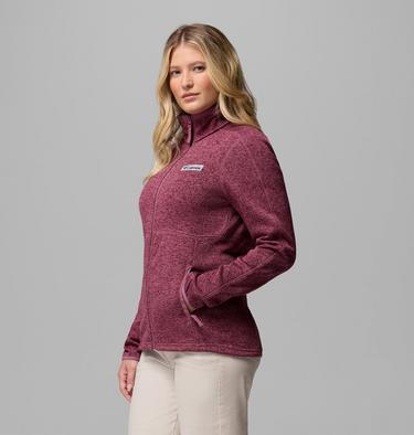 D&aacute;msk&aacute; fleecov&aacute; bunda Sweater Weather II, Color: Antique Mauve Heather, image 4