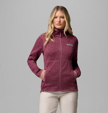 D&aacute;msk&aacute; fleecov&aacute; bunda Sweater Weather II, Color: Antique Mauve Heather, image 1