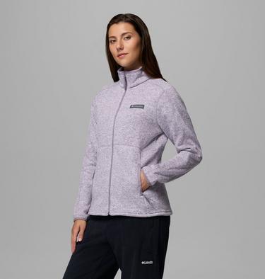 Chaqueta de forro polar Sweater Weather II para mujer, Color: Shale Purple Heather, image 8