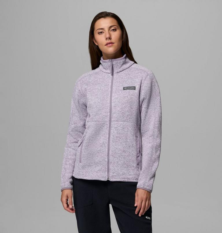 Sweater Weather Full Zip II, Color: Shale Purple Heather, image 5