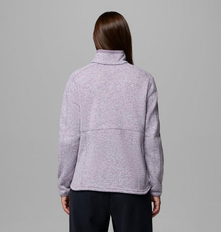 Sweater Weather Full Zip II, Color: Shale Purple Heather, image 3