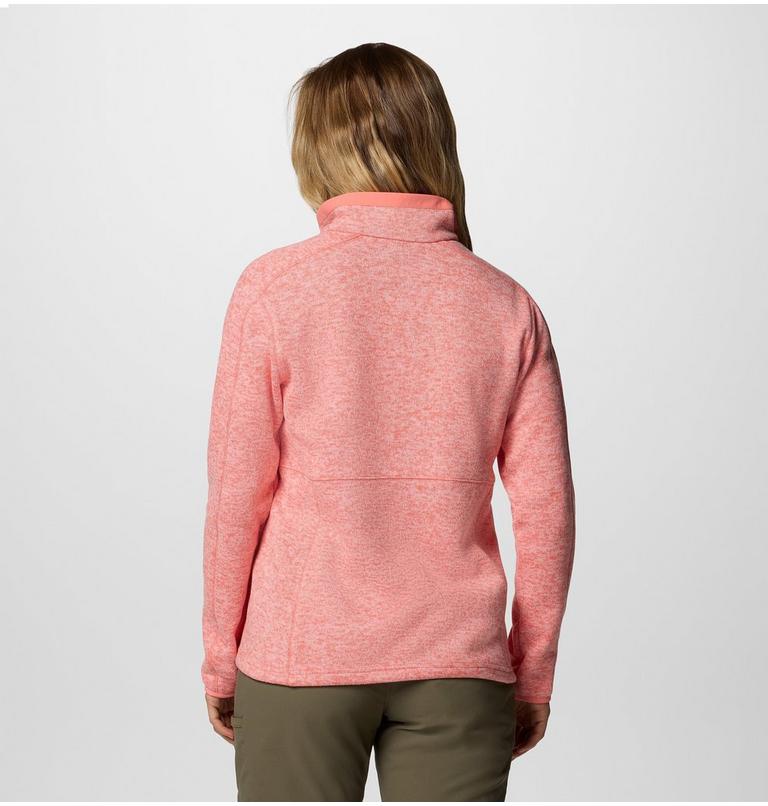 Women's Sweater Weather II Fleece Jacket, Color: Alpenglow Heather, image 2
