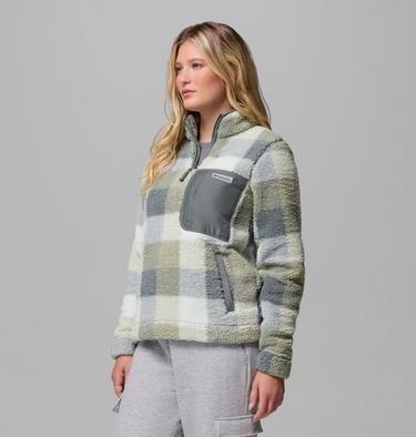 D&aacute;msk&aacute; fleecov&aacute; mikina West Bend II Sherpa s polovičn&iacute;m zipem, Color: Sedona Sage Multi Buffalo Check, image 20