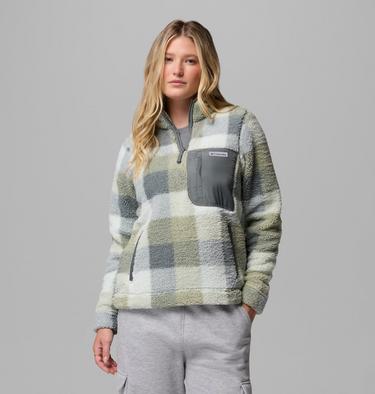 D&aacute;msk&aacute; fleecov&aacute; mikina West Bend II Sherpa s polovičn&iacute;m zipem, Color: Sedona Sage Multi Buffalo Check, image 17