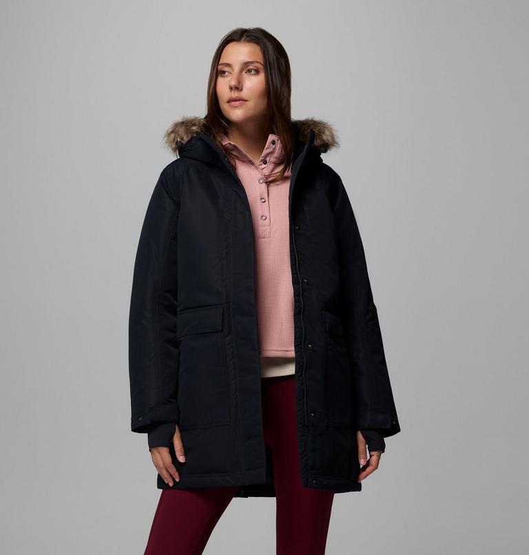 Women's Little Si II Waterproof Parka, Color: Black, image 5
