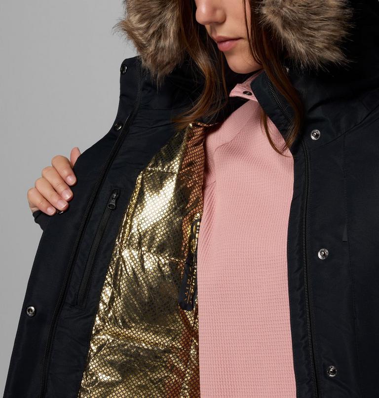 Women's Little Si II Waterproof Parka, Color: Black, image 6