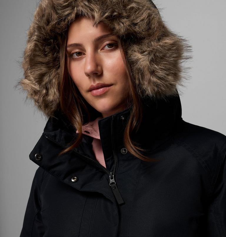Women's Little Si II Waterproof Parka, Color: Black, image 7