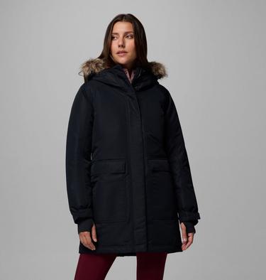 Women's Little Si II Waterproof Parka, Color: Black, image 7
