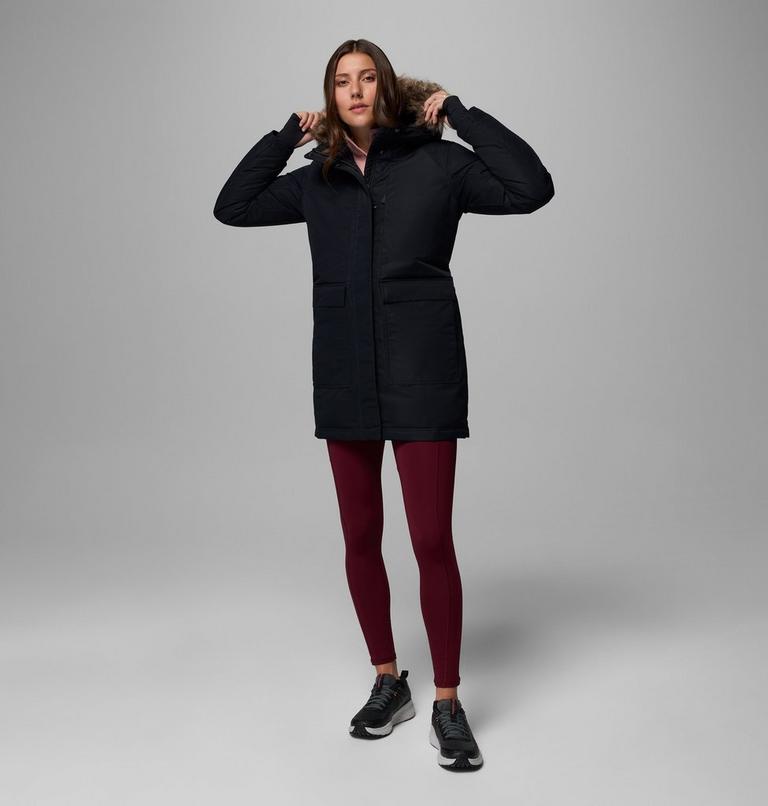 Women's Little Si II Waterproof Parka, Color: Black, image 2