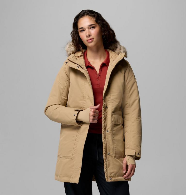 Women's Little Si II Waterproof Parka, Color: Beach, image 5