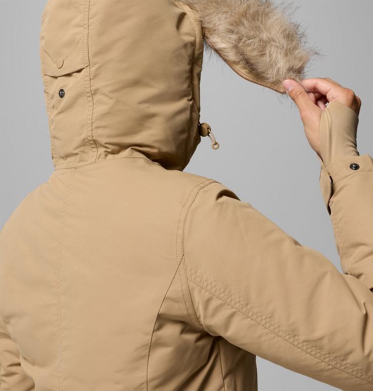 Women's Little Si II Waterproof Parka, Color: Beach, image 10