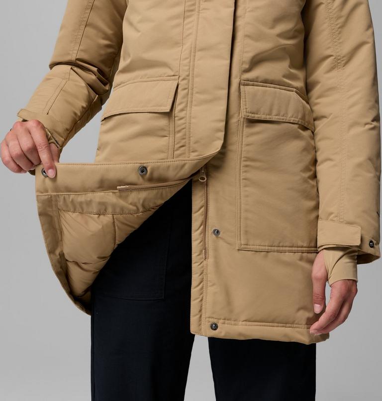 Women's Little Si II Waterproof Parka, Color: Beach, image 12