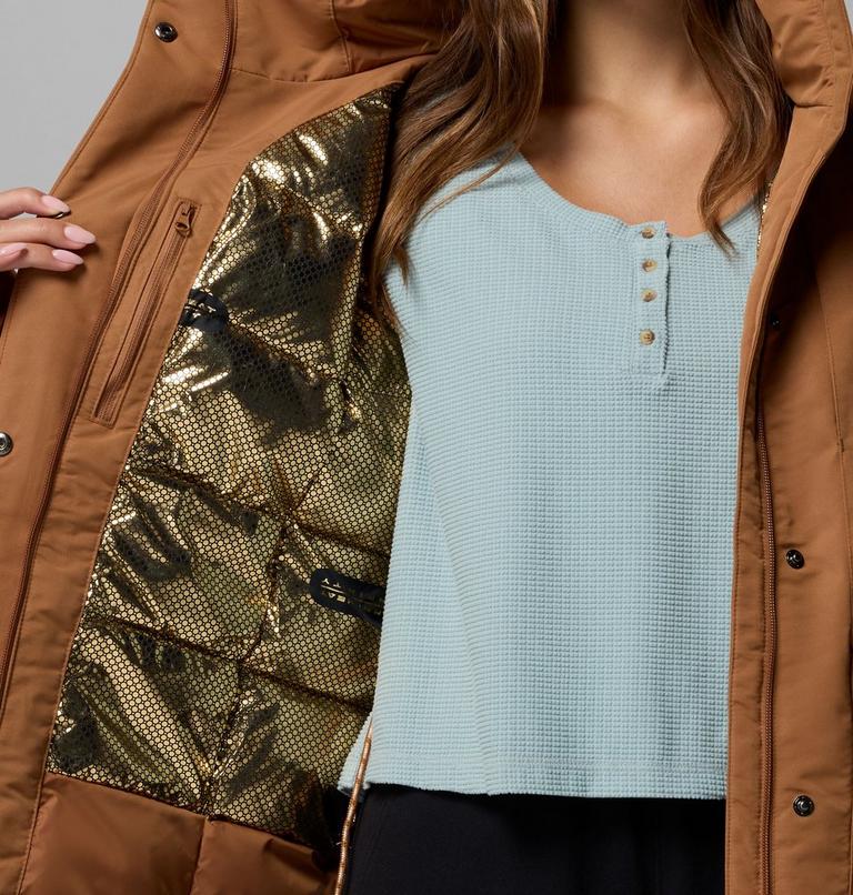 Women's Little Si II Waterproof Parka, Color: Camel Brown, image 6