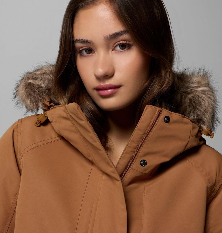 Women's Little Si II Waterproof Parka, Color: Camel Brown, image 8