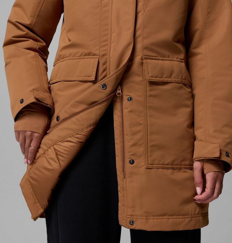 Women's Little Si II Waterproof Parka, Color: Camel Brown, image 9