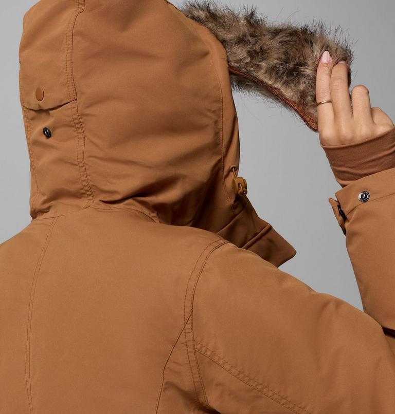 Women's Little Si II Waterproof Parka, Color: Camel Brown, image 10