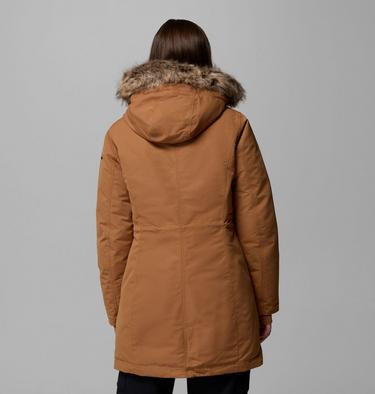 Women's Little Si II Waterproof Parka, Color: Camel Brown, image 3