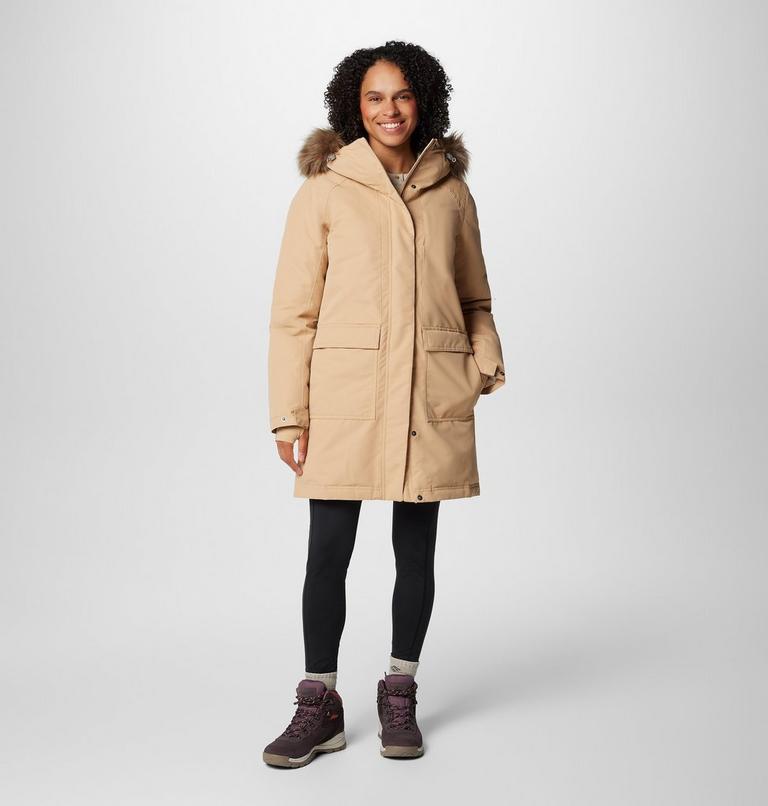 Women's Little Si II Waterproof Parka, Color: Canoe, image 3