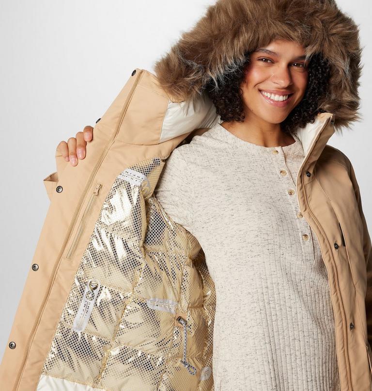 Women's Little Si II Waterproof Parka, Color: Canoe, image 10