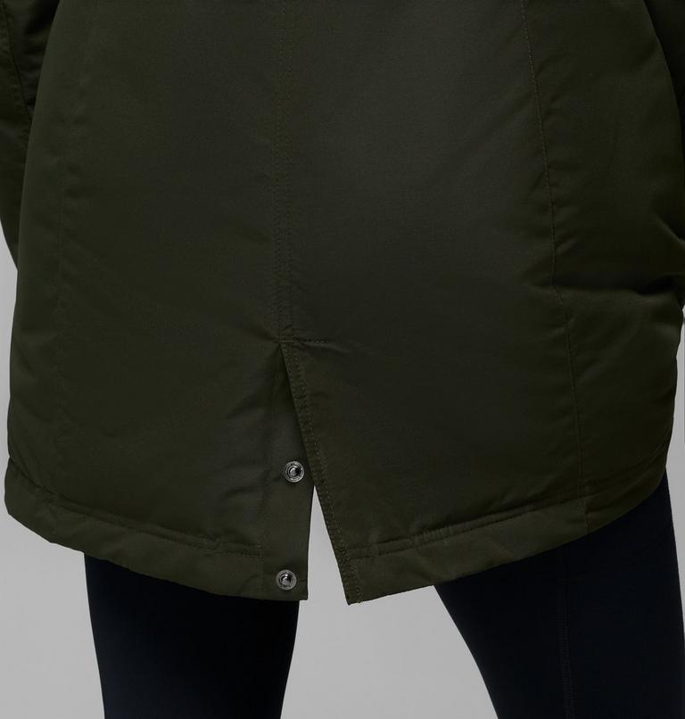 Women's Little Si II Waterproof Parka, Color: Greenscape, image 11