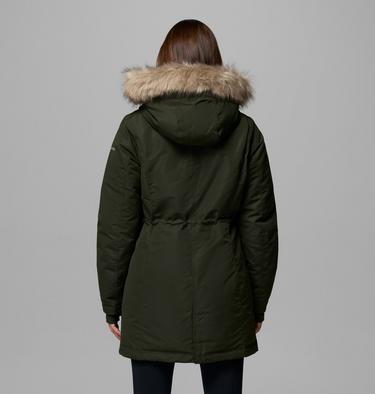 Women's Little Si II Waterproof Parka, Color: Greenscape, image 3