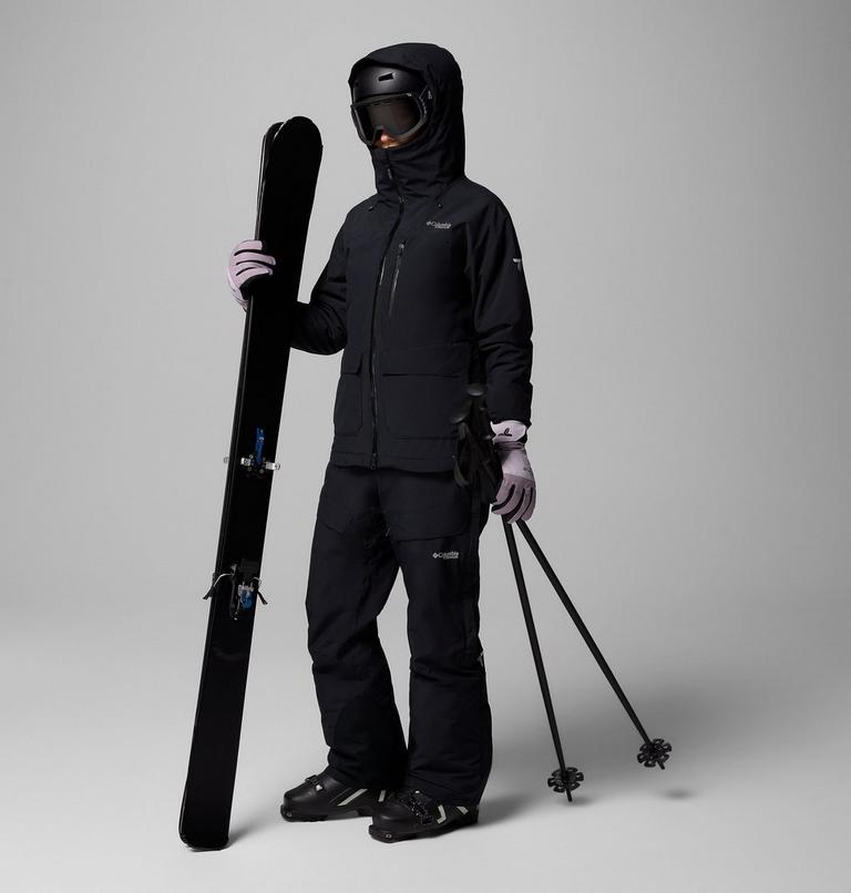 Women's Highland Summit II Insulated Bib, Color: Black, image 2