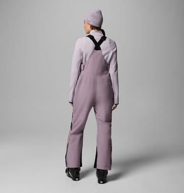 Women's Highland Summit II Insulated Waterproof Ski Bibs, Color: Shale Purple, image 3
