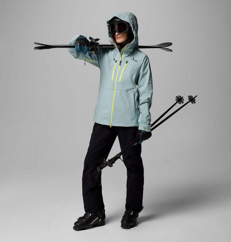 Women's Platinum Peak II 3L Pants, Color: Black, image 2