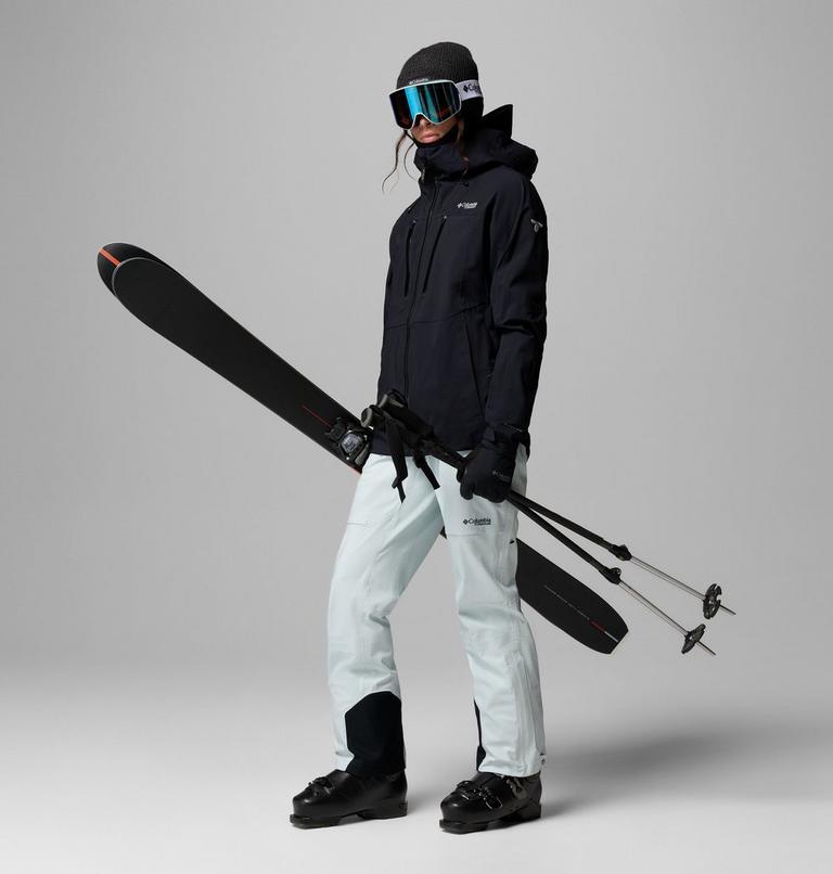 Pantalon de Ski Imperm&eacute;able Platinum Peak II 3L Femme, Color: Tea Light, Black, image 2