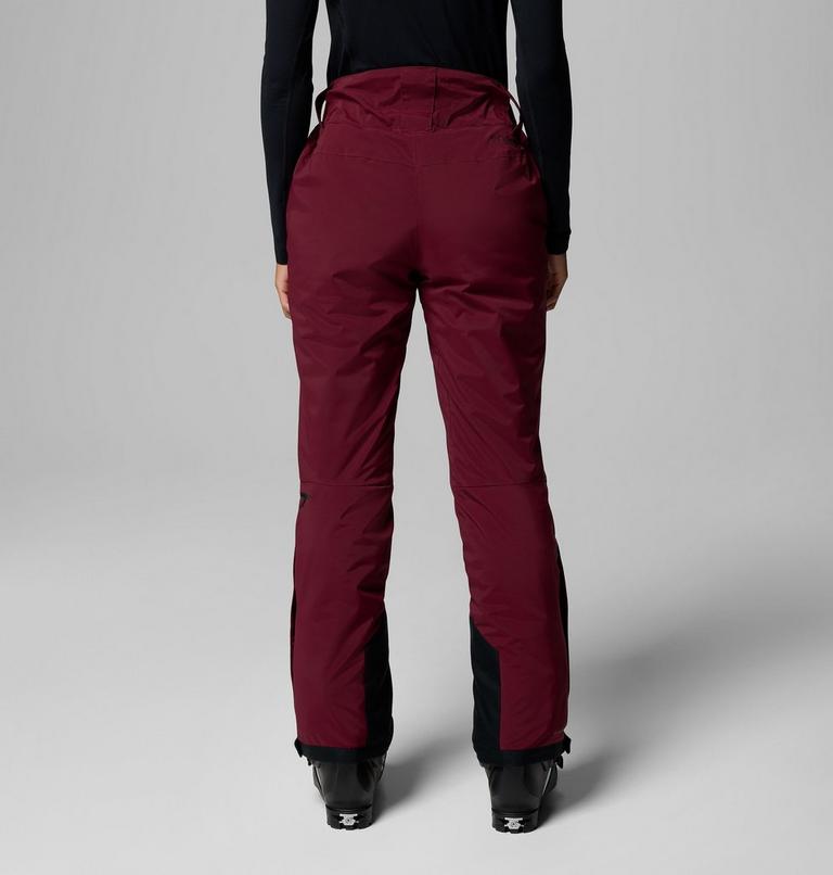 Women's Cirque Bowl Waterproof Ski Trousers, Color: Rich Wine, image 3