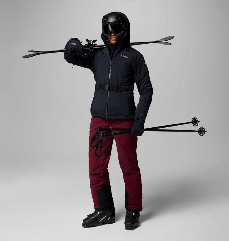Women's Cirque Bowl Waterproof Ski Trousers, Color: Rich Wine, image 2