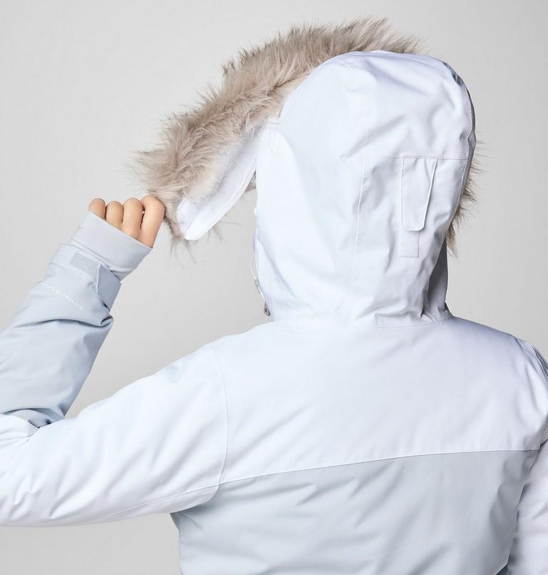 Women's Ava Alpine Waterproof Ski Jacket, Color: White, Cirrus Grey, image 9