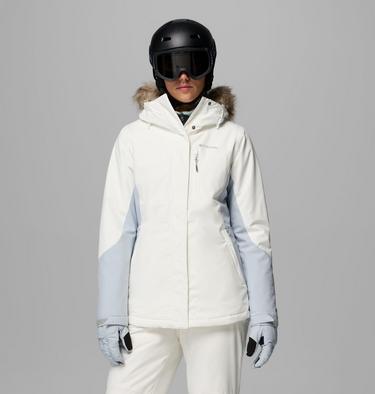 Women's Ava Alpine II Insulated Jacket, Color: Sea Salt, Cirrus Grey, image 3
