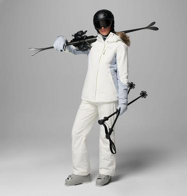 Women's Ava Alpine II Insulated Jacket, Color: Sea Salt, Cirrus Grey, image 4
